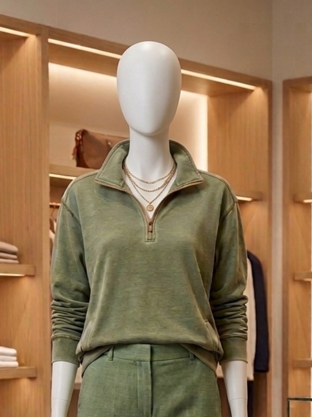 Margaritaville Olive Green Pullover